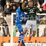 18-03-2018: Voetbal: PEC Zwolle v Feyenoord: Zwolle
(L-R) Ryan Thomas of PEC Zwolle, Nicolai Jorgenson of Feyenoord
FOTO: Johan Wolff