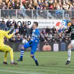 18-03-2018: Voetbal: PEC Zwolle v Feyenoord: Zwolle
(L-R) Brad Jones of Feyenoord, Ryan Thomas of PEC Zwolle, Sven van Beek of Feyenoord
FOTO: Johan Wolff