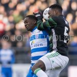 18-03-2018: Voetbal: PEC Zwolle v Feyenoord: Zwolle
(L-R) Ruben Legion of PEC Zwolle, Ridgeciano Haps of Feyenoord
FOTO: Johan Wolff