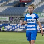23-03-2018: Voetbal: Vrouwen PEC Zwolle v sc Heerenveen : Zwolle
(L-R) Esmee de Graaf of PEC Zwolle
FOTO: Johan Wolff