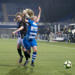 23-03-2018: Voetbal: Vrouwen PEC Zwolle v sc Heerenveen : Zwolle
(L-R) Kim van Velzen of SC Heerenveen, Siobhan Mary Mcdonough of PEC Zwolle
FOTO: Johan Wolff