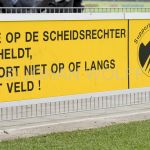 10-03-2018: Voetbal: DKB v Avereest: De Krim
20180310, voetbal, DKB - Avereest, De Krim
(L-R) fair play, respect
FOTO: Johan Wolff