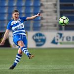 20-04-2018: Voetbal: Vrouwen PEC Zwolle v PSV: Zwolle
(L-R) Abby Holmes of PEC Zwolle
FOTO: Johan Wolff