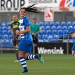 20-04-2018: Voetbal: Vrouwen PEC Zwolle v PSV: Zwolle
(L-R) Babiche Roof of PEC Zwolle kijkt naar haar medespelers na het maken van het doelpunt
FOTO: Johan Wolff