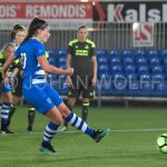 20-04-2018: Voetbal: Vrouwen PEC Zwolle v PSV: Zwolle
(L-R) Babiche Roof of PEC Zwolle schiet de penalty binnen
FOTO: Johan Wolff