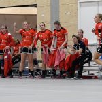 L-R Charlotte Schulten of PCA Kwiek, Maaike van Oldeniel of PCA Kwiek, Romy ten Cate of PCA Kwiek, Kim Boerdam of PCA Kwiek, Nel Veldhuis of PCA Kwiek, Helma, Floor Lievers of PCA Kwiek, Jan Majoor trainer of PCA Kwiek