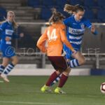 L-R Mariken Kroon of Achilles 29 vrouwen, Myrthe van der Laar of Achilles 29 vrouwen,Maud Asbroek of PEC Zwolle