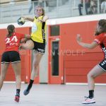 05-07-2019: Handbal: PCA Kwiek v DSVD: Raalte
Lisa Bosch of PCA Kwiek, Noah Timmermans of DSVD, Maike Damhuis of PCA Kwiek,