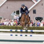 04-08-2019: Paardensport: CSI Ommen: Ommen
Michel Hendrix met het paard Elco van hof ter Naillen (NED)