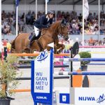 04-08-2019: Paardensport: CSI Ommen: Ommen
Michel Hendrix met het paard Elco van hof ter Naillen (NED)