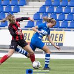 13-10-2019: Voetbal: Vrouwen PEC Zwolle v Excelsior Barendrecht: Zwolle
Sophie Cobussen of Excelsior Barendrecht, Marit Auee of PEC Zwolle vrouwen