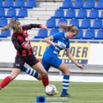 13-10-2019: Voetbal: Vrouwen PEC Zwolle v Excelsior Barendrecht: Zwolle
Sophie Cobussen of Excelsior Barendrecht, Marit  Auee of PEC Zwolle vrouwen
