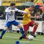 20-10-2019: Voetbal: Rohda Raalte v De Bataven: Raalte
Daan Basten of de Bataven, Jeroen Jansen of ROHDA