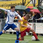 20-10-2019: Voetbal: Rohda Raalte v De Bataven: Raalte
Daan Basten of de Bataven, Jeroen Jansen of ROHDA