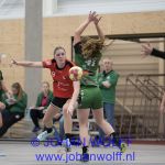 14-12-2019: Handbal: Vrouwen PCA Kwiek v Quintus: Raalte
Nikki Meijer of Quintus, Floor Tutert of PCA Kwiek, Gwen van den Berg of Quintus
