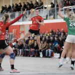 04-01-2020: Handbal: PCA Kwiek v Misker E&O: Raalte
Floor Tutert of PCA Kwiek, Mascha de Boer of Misker E&O