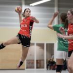 04-01-2020: Handbal: PCA Kwiek v Misker E&O: Raalte
Maike Damhuis of PCA Kwiek, Nienke ten Cate of Misker E&O, Floor Tutert of PCA Kwiek