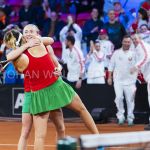 08-02-2020: Tennis: FED Cup Nederland v Wit Rusland: Den Haag
Aliaksandra Sasnovich of Wit Rusland, Aryna Sabalenka of Wit Rusland