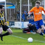 01-03-2020: Voetbal: Dedemsvaart v LAC Frisia: Dedemsvaart
Jeroen Kuipers of Frisia, Ben Gerristen of Dedemsvaart