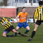 01-03-2020: Voetbal: Dedemsvaart v LAC Frisia: Dedemsvaart
Bart Kooistra of Frisia, Julian Brouwer of Dedemsvaart, Mohammed Yachou of Frisia