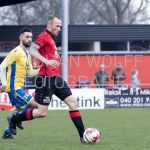 07-03-2020: Voetbal: DETO v NSC Nijkerk: Vriezenveen
Eyup Terlemez of NSC Nijkerk, Tim Bongers of DETO