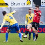 07-03-2020: Voetbal: DETO v NSC Nijkerk: Vriezenveen
Dave Knikker of NSC Nijkerk, Kai Wesselink of DETO