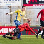 07-03-2020: Voetbal: DETO v NSC Nijkerk: Vriezenveen
Yannick Cornelisz of NSC Nijkerk, Coplan Soumaoro of DETO