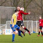 07-03-2020: Voetbal: DETO v NSC Nijkerk: Vriezenveen
Rik Doppenberg of NSC Nijkerk, Jeroen Visscher of DETO