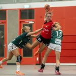 02-08-2020: Handbal: PCA Kwiek v SFN Vechta: Raalte
Jessica Hilbrands of PCA Kwiek, Nele Muller of SFN Vechta