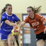 19-06-2021: Sport: PCA Kwiek - Westfriesland SEW
Joyce Wagemaker (SEW), Floor Liefers (PCA Kwiek)
During the eredivisie womens handball match at sportcentrum Tijenraan in Raalte