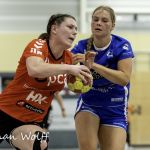 19-06-2021: Sport: PCA Kwiek - Westfriesland SEW
Marit Winkels (PCA Kwiek), Zoe van Giersbergen (SEW)
During the eredivisie womens handball match at sportcentrum Tijenraan in Raalte