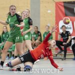 29-05-2021: Sport: PCA Kwiek vs Quintus
Angelique van Duijvenbode (Quintus), Kim Peters (PCA Kwiek)
during the dames handbal eredivisie match PCA Kwiek 1 vs Quintus 1 at sportcentrum Tijenraan in Raalte