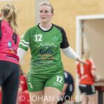 29-05-2021: Sport: PCA Kwiek vs Quintus
Manon Onings (Quintus), Celine Michielsen (Quintus)
during the dames handbal eredivisie match PCA Kwiek 1 vs Quintus 1 at sportcentrum Tijenraan in Raalte
