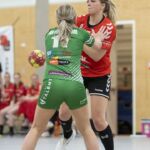 29-05-2021: Sport: PCA Kwiek vs Quintus
Angelique van Duijvenbode (Quintus), Jessica Hilbrands (PCA Kwiek)
during the dames handbal eredivisie match PCA Kwiek 1 vs Quintus 1 at sportcentrum Tijenraan in Raalte