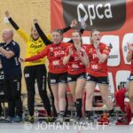 29-05-2021: Sport: PCA Kwiek vs Quintus
Claudia ter Wal (PCA Kwiek), Marit Winkels (PCA Kwiek), Kim Peters (PCA Kwiek), Tess Hillbrands (PCA Kwiek), Lisa Bosch (PCA Kwiek)
during the dames handbal eredivisie match PCA Kwiek 1 vs Quintus 1 at sportcentrum Tijenraan in Raalte