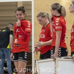 29-05-2021: Sport: PCA Kwiek vs Quintus
Maike Damhuis (PCA Kwiek) neemt afscheid van dames 1, Anouk van Rijssen (PCA Kwiek), Nel Veldhuis (PCA Kwiek), Floor Tutert (PCA Kwiek), Kim Peters (PCA Kwiek)
during the dames handbal eredivisie match PCA Kwiek 1 vs Quintus 1 at sportcentrum Tijenraan in Raalte