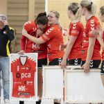 29-05-2021: Sport: PCA Kwiek vs Quintus
Maike Damhuis (PCA Kwiek)neemt afscheid van dames 1, Anouk van Rijssen (PCA Kwiek), Nel Veldhuis (PCA Kwiek), Floor Tutert (PCA Kwiek)
during the dames handbal eredivisie match PCA Kwiek 1 vs Quintus 1 at sportcentrum Tijenraan in Raalte