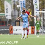 02-05-2021: Sport: Twente - PSV
Keyleigh van Dooren of PSV vrouwen, Sisca Folkertsma of FC Twente vrouwen
during the eredivisie vrouwen FC Twente vrouwen vs PSV vrouwen Den Haag at stadium FBK in Hengelo.