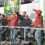 23-05-2021: Sport: Twente vs ADO
happy supporters van Twente vrouwen
during the playoff vrouwen Eredivisie at stadium Diekman in Enschede