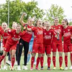 23-05-2021: Sport: Twente vs ADO 
FC Twente dames viert feest
during the playoff vrouwen Eredivisie at stadium Diekman in Enschede