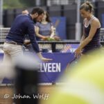 11-07-2021: Sport: ITF World tennis tour  
empire and Quirine Lemoine (NED)
conversation is the ball out ore in
During the ITF World Tennis tour in Amstelveen.