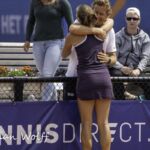 11-07-2021: Sport: ITF World tennis tour  
Quirine Lemoine (NED)
and coach Niels Stemerdink
During the ITF World Tennis tour in Amstelveen.