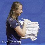 17-07-2021: Sport: ATP Challenger Amersfoort
Vrijwilliger met handdoeken voor de tennissers
During the Van Mossel Kia Dutch open.