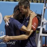 17-07-2021: Sport: ATP Challenger Amersfoort
Luca Castelnuovo (SUI), Manuel Guinard (FRA)
During the Van Mossel Kia Dutch open.