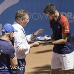 17-07-2021: Sport: ATP Challenger Amersfoort
The first price for Manuel Guinard (FRA)
During the Van Mossel Kia Dutch open.