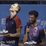 17-07-2021: Sport: ATP Challenger Amersfoort
Manuel Guinard (FRA), Luca Castelnuovo (SUI)
During the Van Mossel Kia Dutch open.