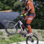 03-07-2021: Sport: Nederlands Kampioenschap BMX 
Lieke van de Aa
During the Dutch BMX championships in Haaksbergen at BMX club BVO in Haaksbergen.