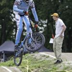 04-07-2021: Sport: Nederlands Kampioenschap BMX
Isaac Martens
During the Dutch BMX championships in Haaksbergen at BMX club BVO in Haaksbergen.