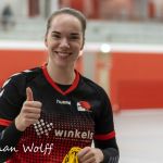 18-09-2021: Sport: PCA Kwiek - Velo
Esmee van Emmen (PCA Kwiek)
During the eerste divisie handball match at sportpark Tijenraan in Raalte