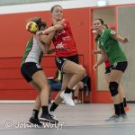 18-09-2021: Sport: PCA Kwiek - Velo
Lotte Stam (PCA Kwiek)
During the eerste divisie handball match at sportpark Tijenraan in Raalte
